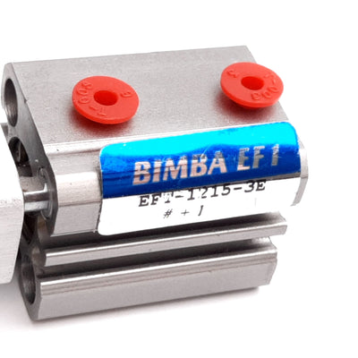 New Bimba EFT-1215-3E Guided Cylinder, Bore: 12mm, Stroke: 15mm, 10 bar, M5x0.8