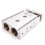 Used SMC CXSM20-15 Guided Cylinder, Bore: 20mm, Stroke: 15mm, 0.7MPa, M5x0.8