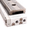 Used SMC MXQ6L-50P Air Slide Table, Bore: 6mm, Stroke: 50mm, 0.15-0.7MPa, M5x0.8