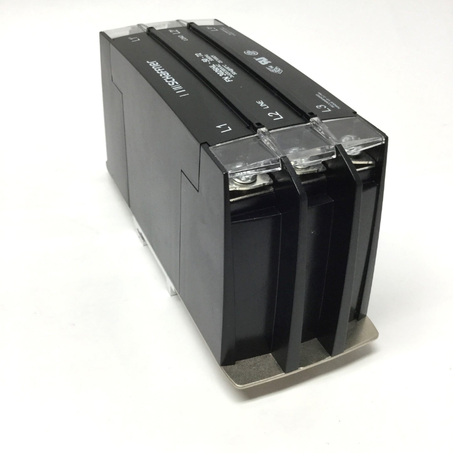 Used Schaffner FN 3026HL-50-72 Power Line EMC/RFI Filter 3-Phase 520/300VAC, 50A, DIN