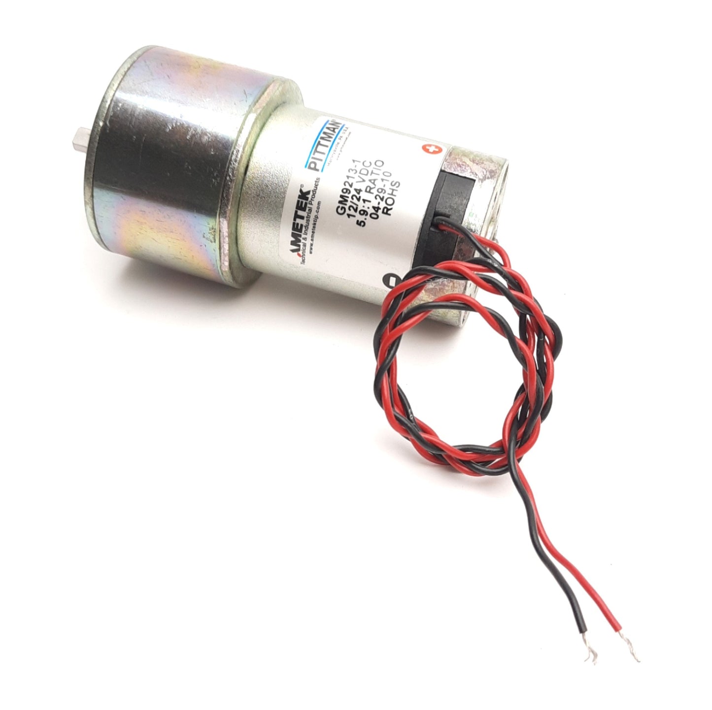 Used Ametek Pittman GM9213-1 DC Gearmotor, 2" Frame, 12/24V DC, 16 Oz-In, 5.9:1 Ratio