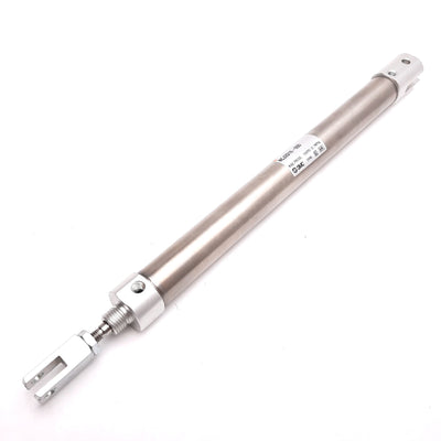 Used SMC NCJ2D16-600 Pneumatic Cylinder, Bore: 5/8", Stroke: 6", 100psi, 10-32UNF