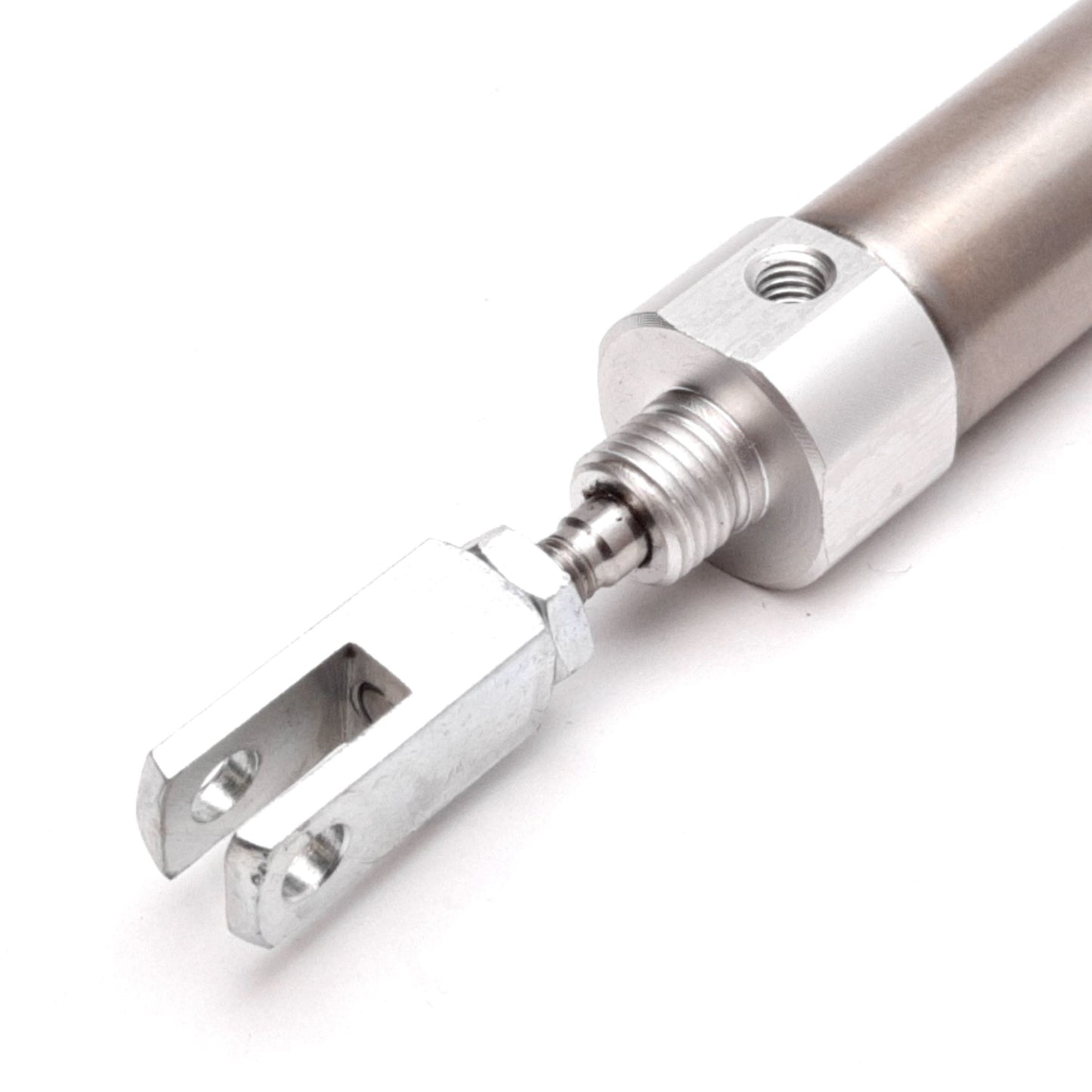 Used SMC NCJ2D16-600 Pneumatic Cylinder, Bore: 5/8", Stroke: 6", 100psi, 10-32UNF