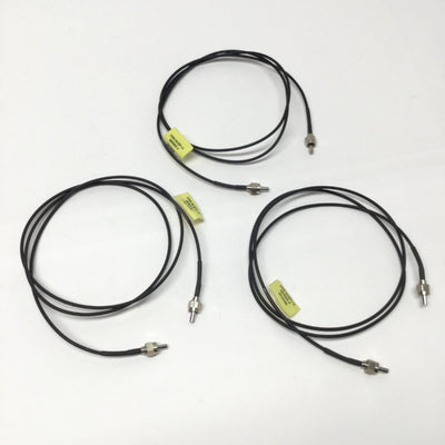 Used Lot of 3 Allen Bradley 2090-SCEP1-0 Sercos Kinetix Fiber Optic Cables, 1m