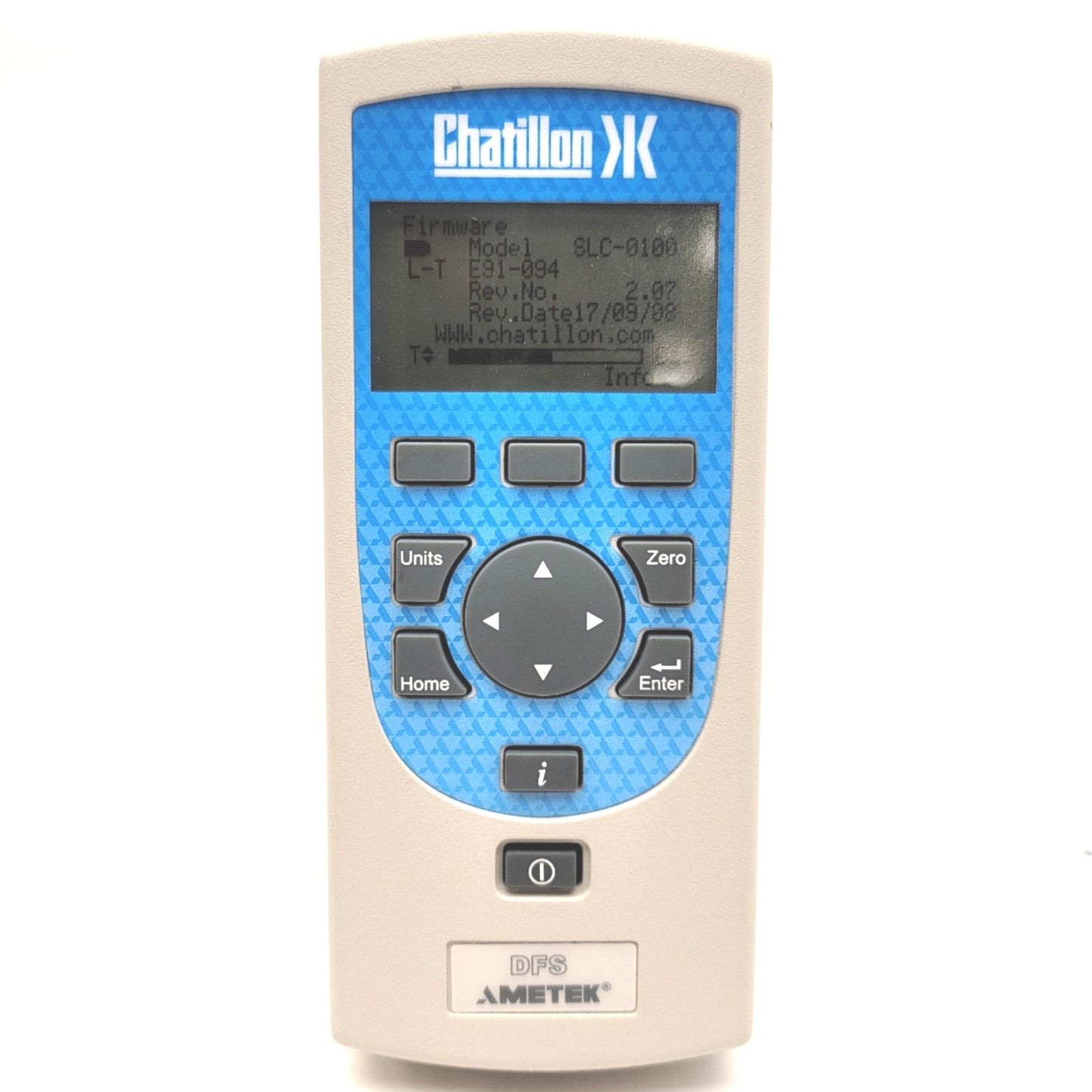 Used Chatillon DFS-R-ND Remote Non-Dedicated Digital Force Indicator For SLC/STS Cell