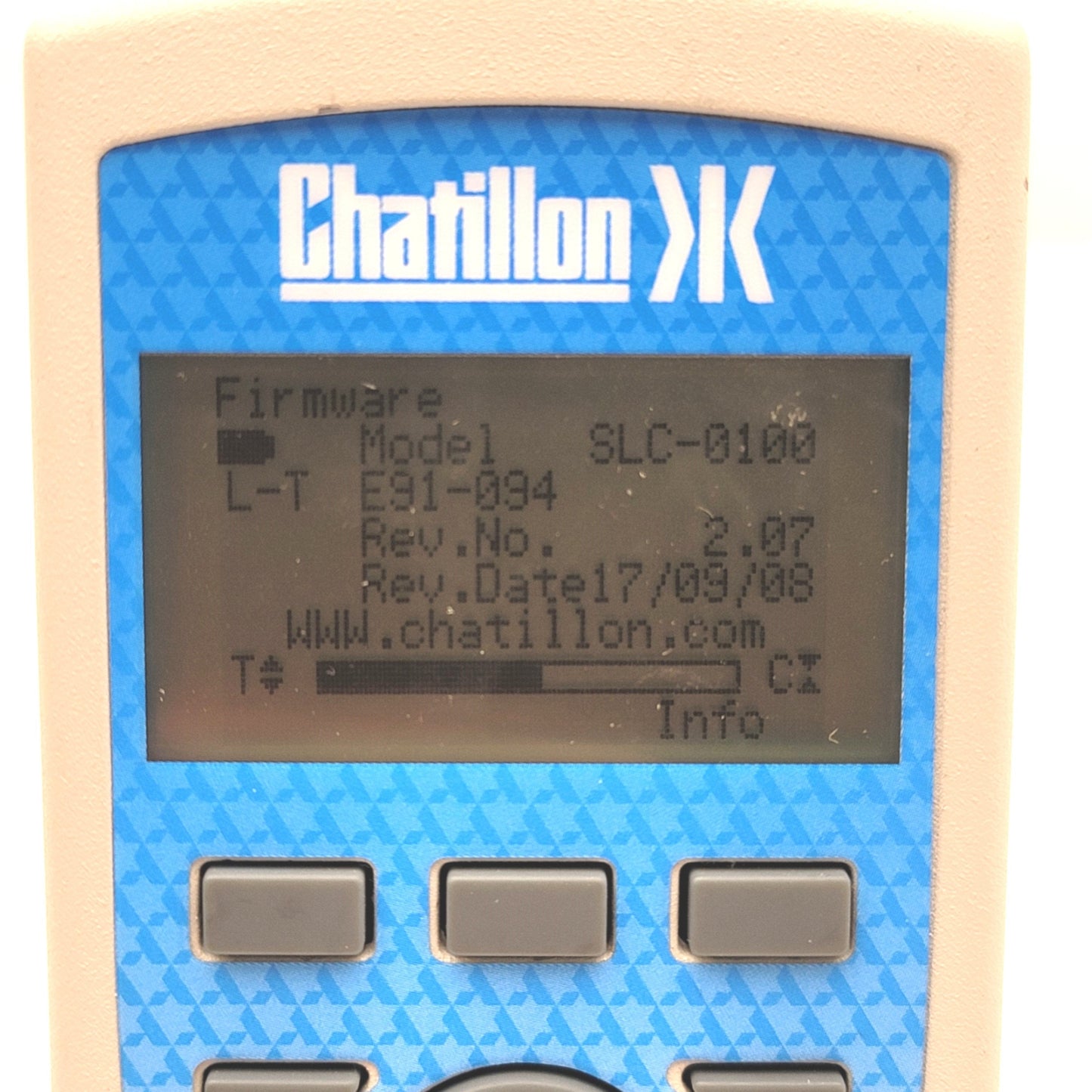 Used Chatillon DFS-R-ND Remote Non-Dedicated Digital Force Indicator For SLC/STS Cell