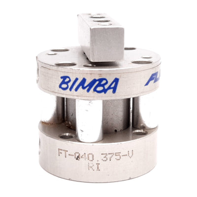 Used Bimba FT-040.375-V Flat-II Non-Rotating Air Cylinder, Bore: 3/4", Stroke: 3/8"