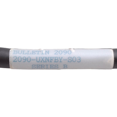 Used Allen Bradley 2090-UXNFBY-S03 Y Series Kinetix Servo Encoder Feedback Cable, 3m