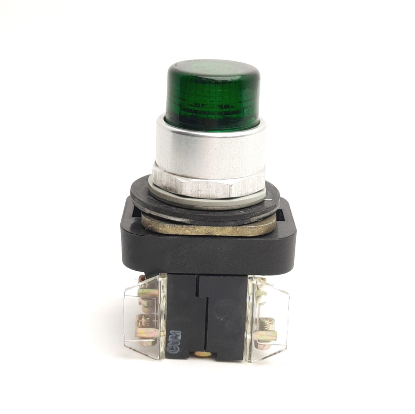 Used Allen Bradley 800T-QB24G Illuminated Pushbutton, Momentary, Green, 600V 10A