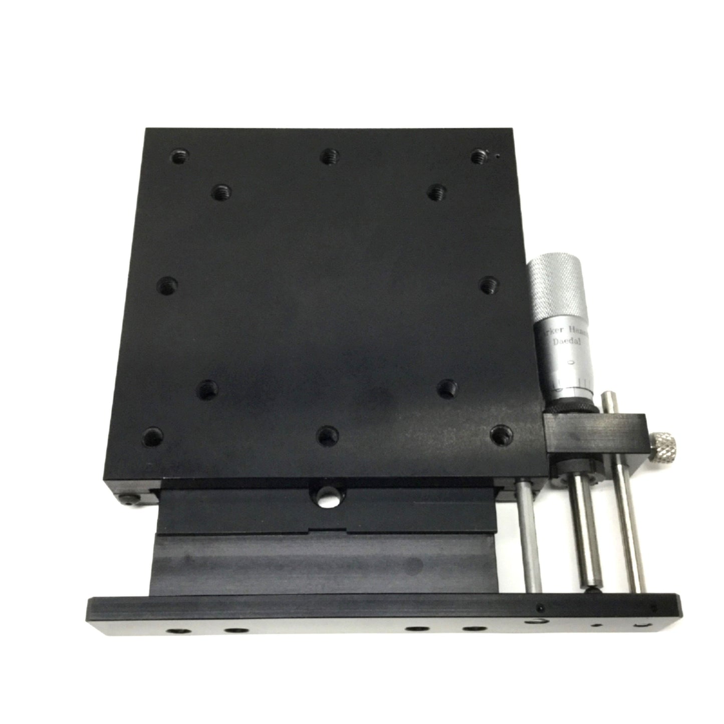 Used Parker 4416 Linear Ball Bearing Micrometer 1-Axis Positioner 5" Stage, 1" Travel