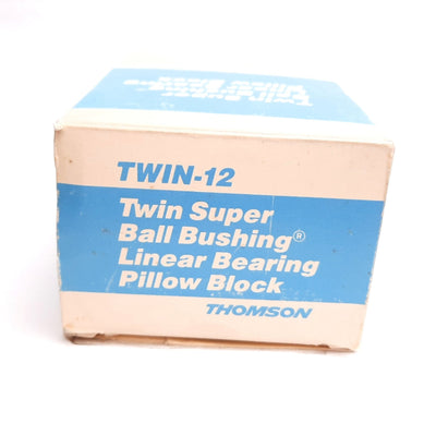 New Thomson TWN-12 Super Ball Bushing Linear Bearing Pillow Block, ID: 0.75"