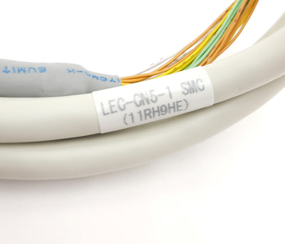 New SMC LEC-CN5-1 Step Motor Controller CN5 I/O Cable, 1 Meter Long, LECP6 Series