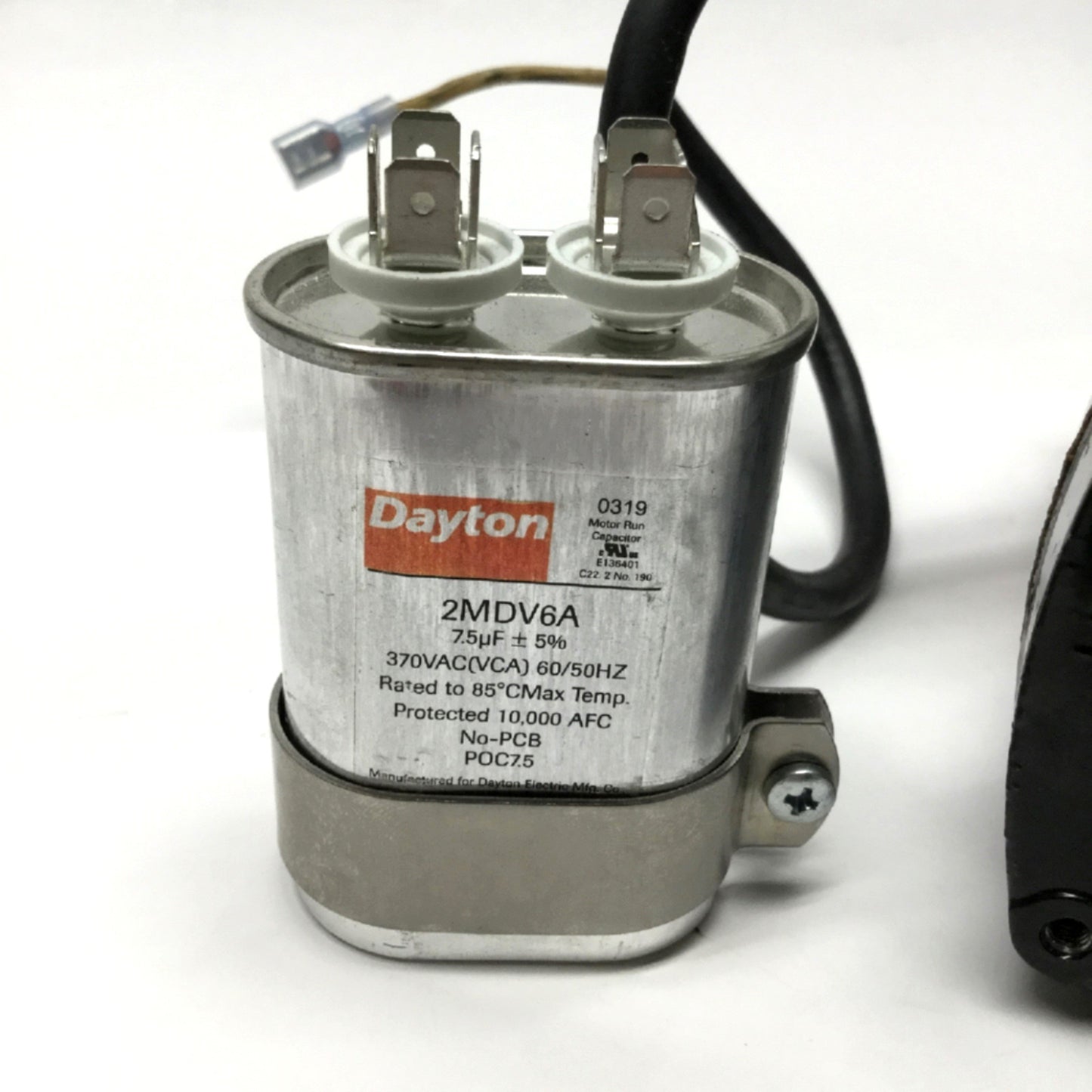Used Dayton 6A195B Split Capacitor AC Gearmotor 115VAC, 1/20HP, 17:1 Ratio, 95RPM