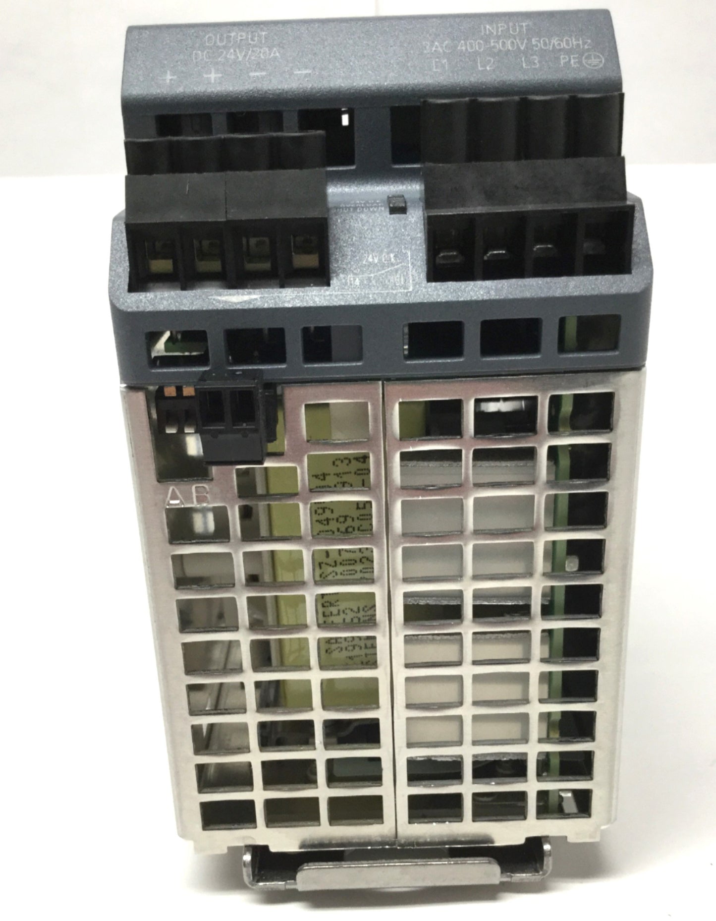 Used Siemens 6EP1436-3BA10 SITOP Power Supply 3-Phase 400-500VAC In, 24VDC 20A Out