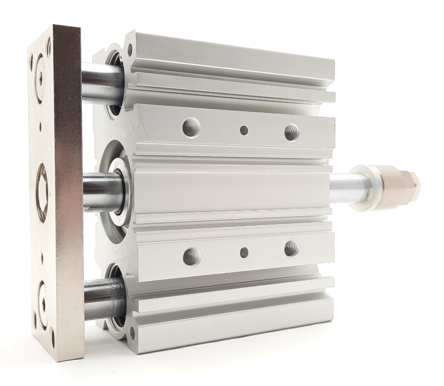 Used SMC MGPL40TN-40AZ-XC8 Compact Guide Cylinder Adjustable Stroke, 40mm Bore