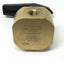 Used Swagelok B-43YF2 Brass Ball Valve, 4-Way Crossover, 1/8" NPT, 2500psi @100°F