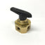Used Swagelok B-43YF2 Brass Ball Valve, 4-Way Crossover, 1/8" NPT, 2500psi @100°F