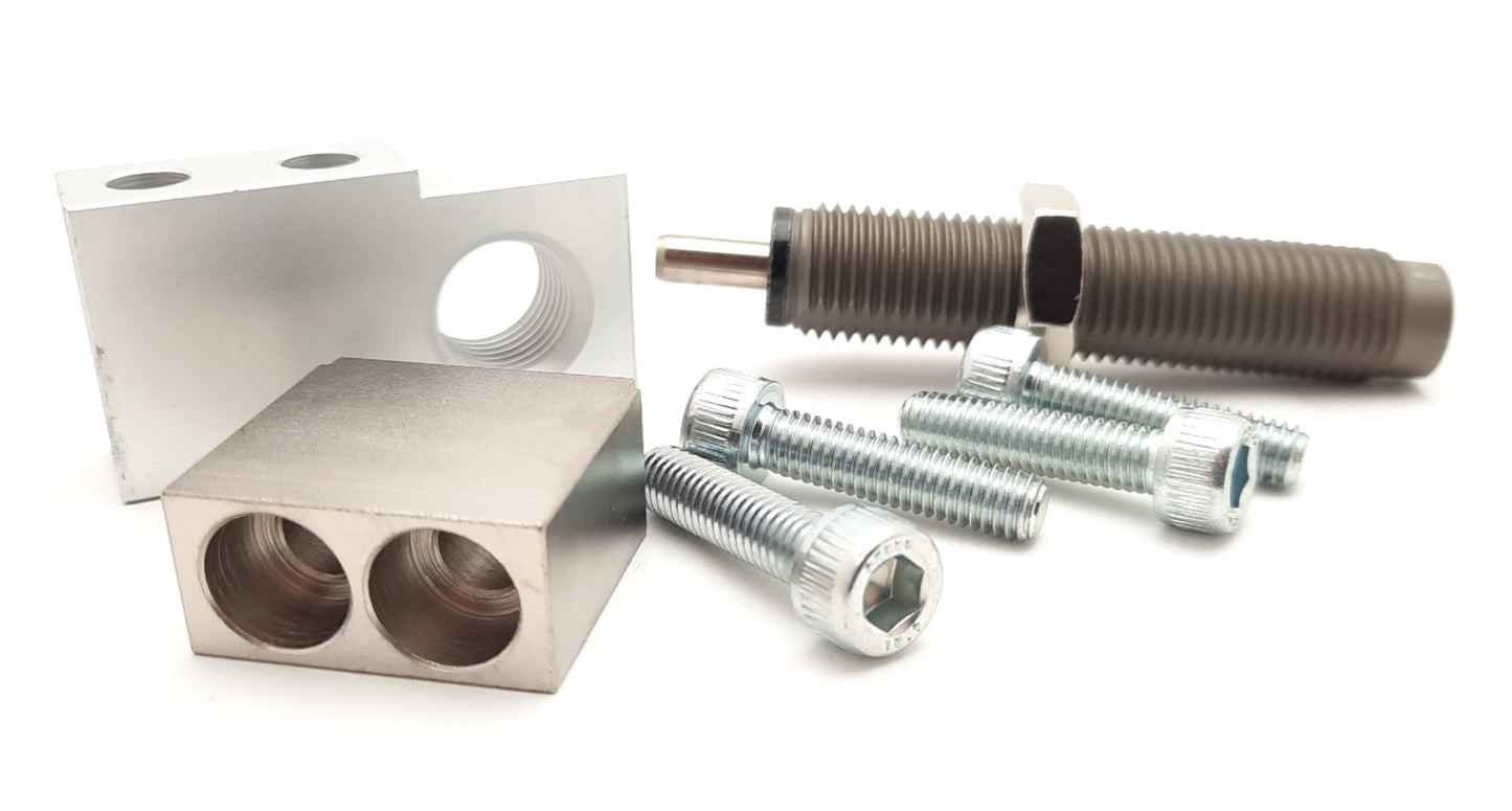 New SMC MXS-BS20 Extension End Stroke Adjuster W/Shock Absorber 20mm Bore, 5-500mm/s