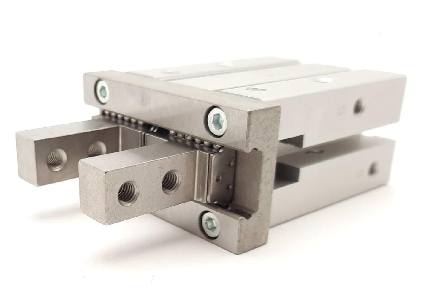 New SMC MHZ2-25D Parallel Air Gripper, Bore: 25mm, Stroke: 14mm Ports: M5x0.8