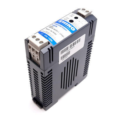 Used Automation Direct Rhino PSP24-DC24-1 Power Supply, In: 18-75VDC, Out: 24VDC 1A