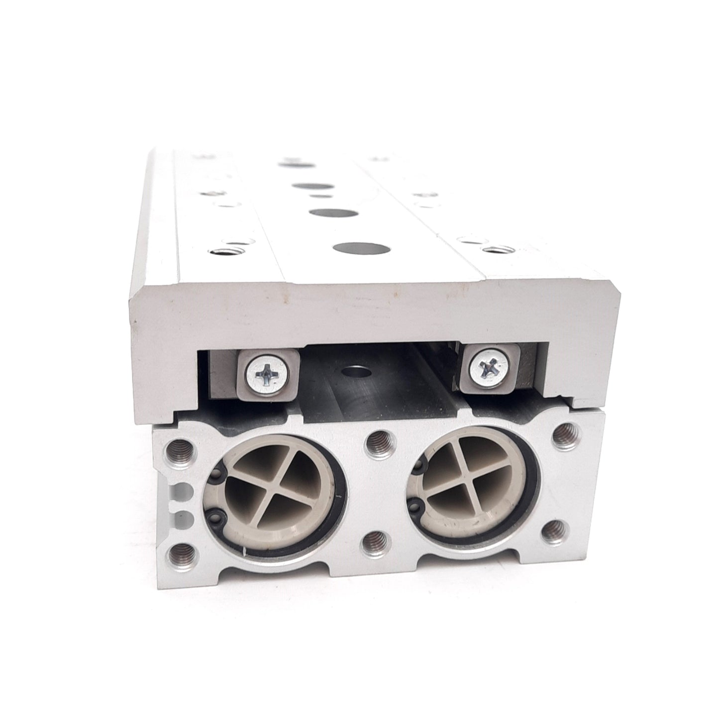 Used SMC MXS25-75 Air Slide Table, Ø25mm Bore, 75mm Stroke, 0.15-0.7MPa, RC1/8
