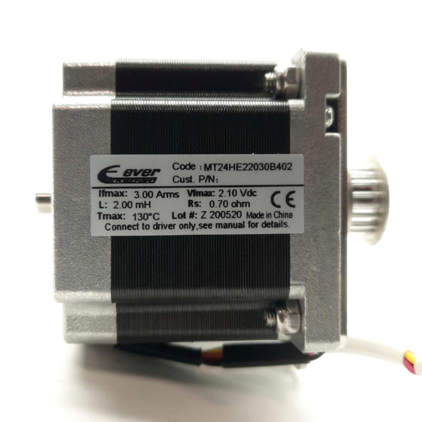 Used Videojet/Ever Ettronica MT24HE22030B402 Stepper Motor for Dataflex 6530