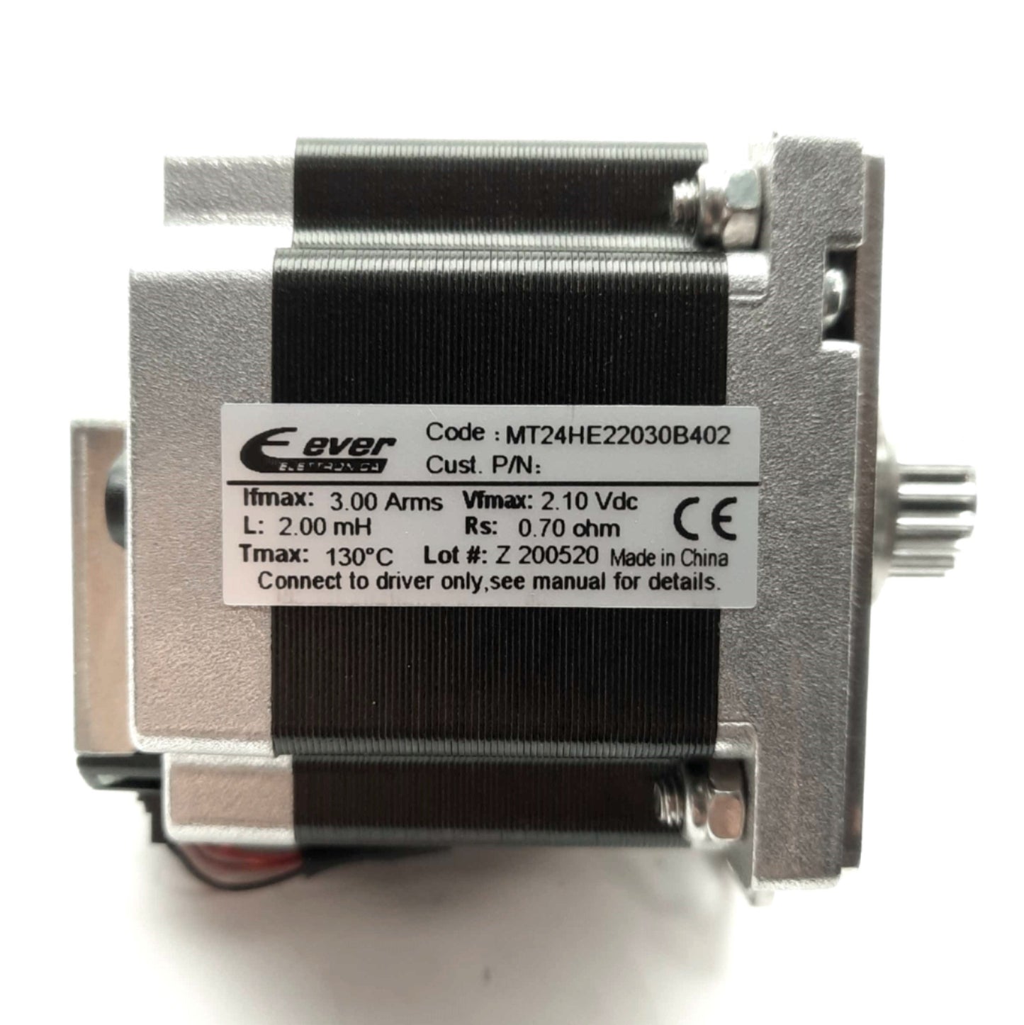 Used Videojet MT24HE22030B402 Stepper w/CUI AMT102-2048 Encoder for Dataflex 6530