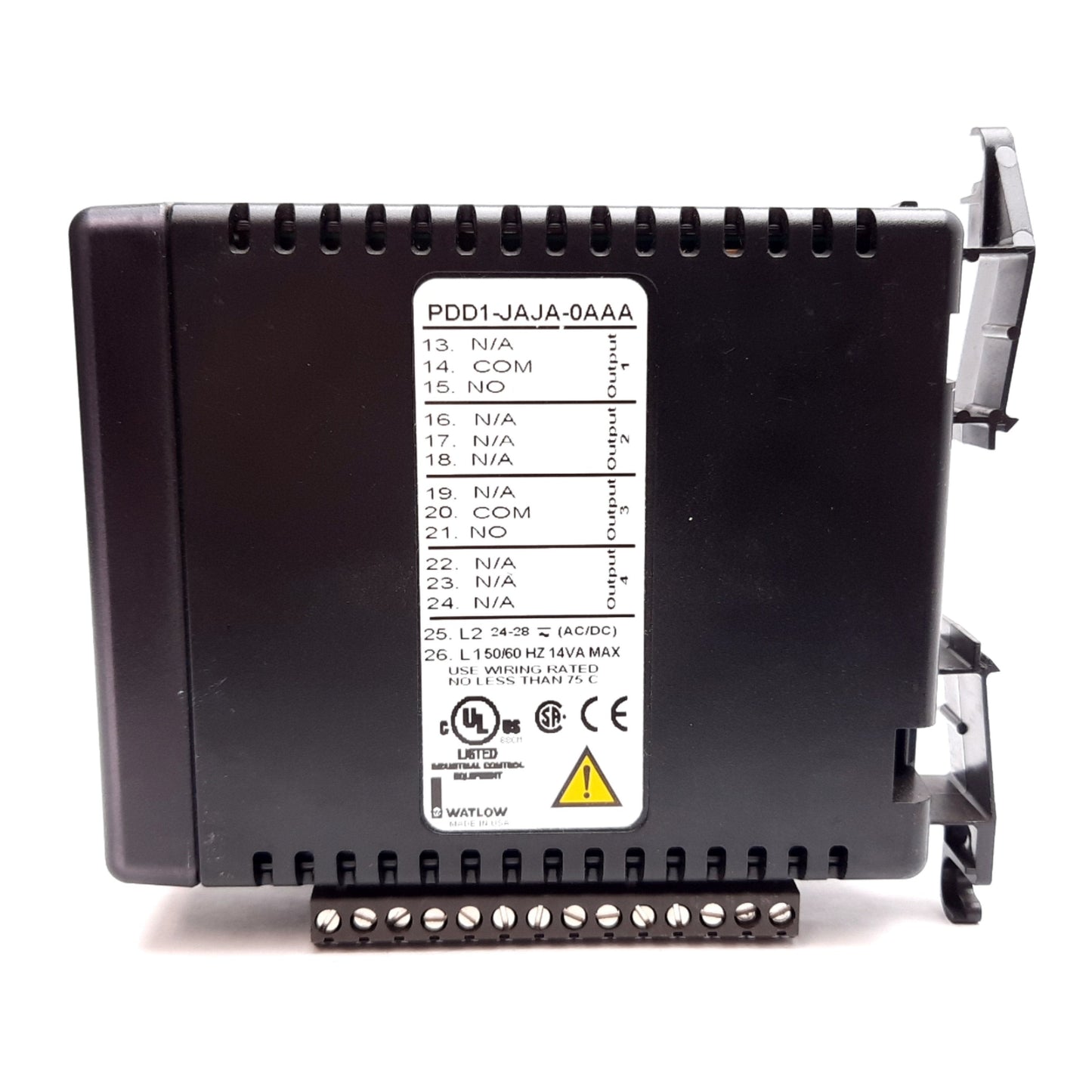 Used Watlow PDD1-JAJA-0AAA Temperature Controller 24-28VAC/DC 2 T/C In 2 Relay Out