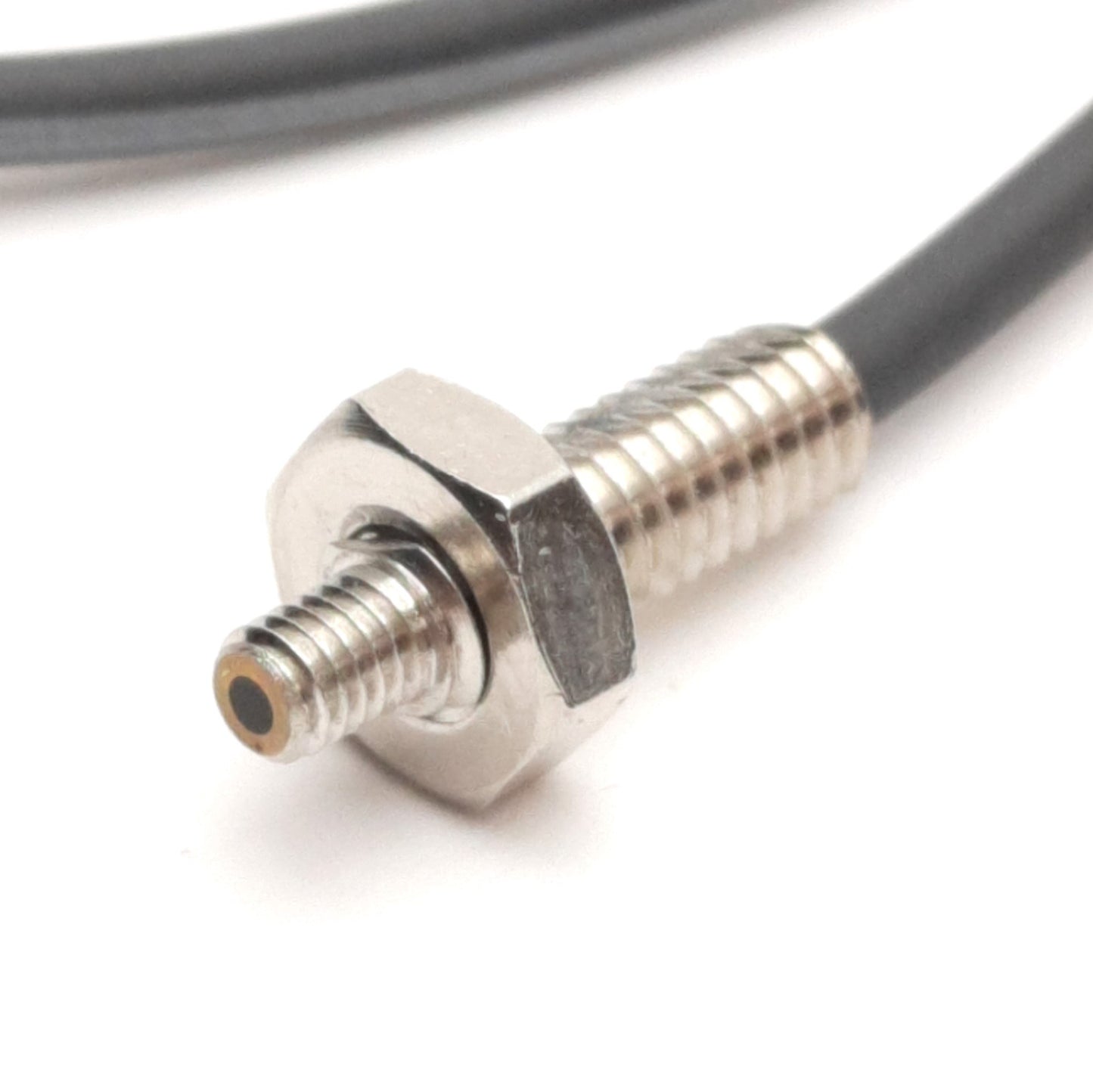 Used Omron E32-T11R Fiber Optic Sensor Cable, M2.6/M4, 1mm Bundle, 0.5m Length