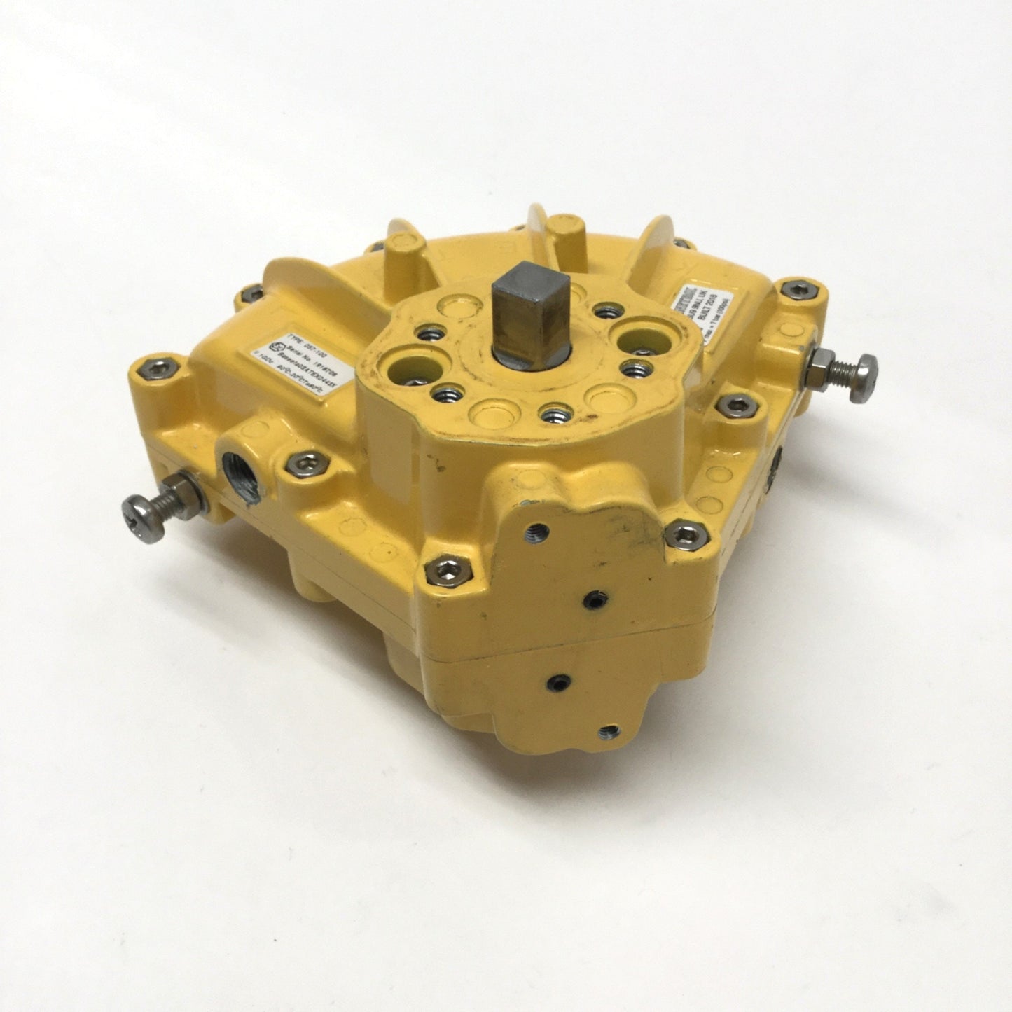 Used Kinetrol 057-100 Double-Acting Rotary Actuator 74°-100° Adjustable, 1/8" NPT