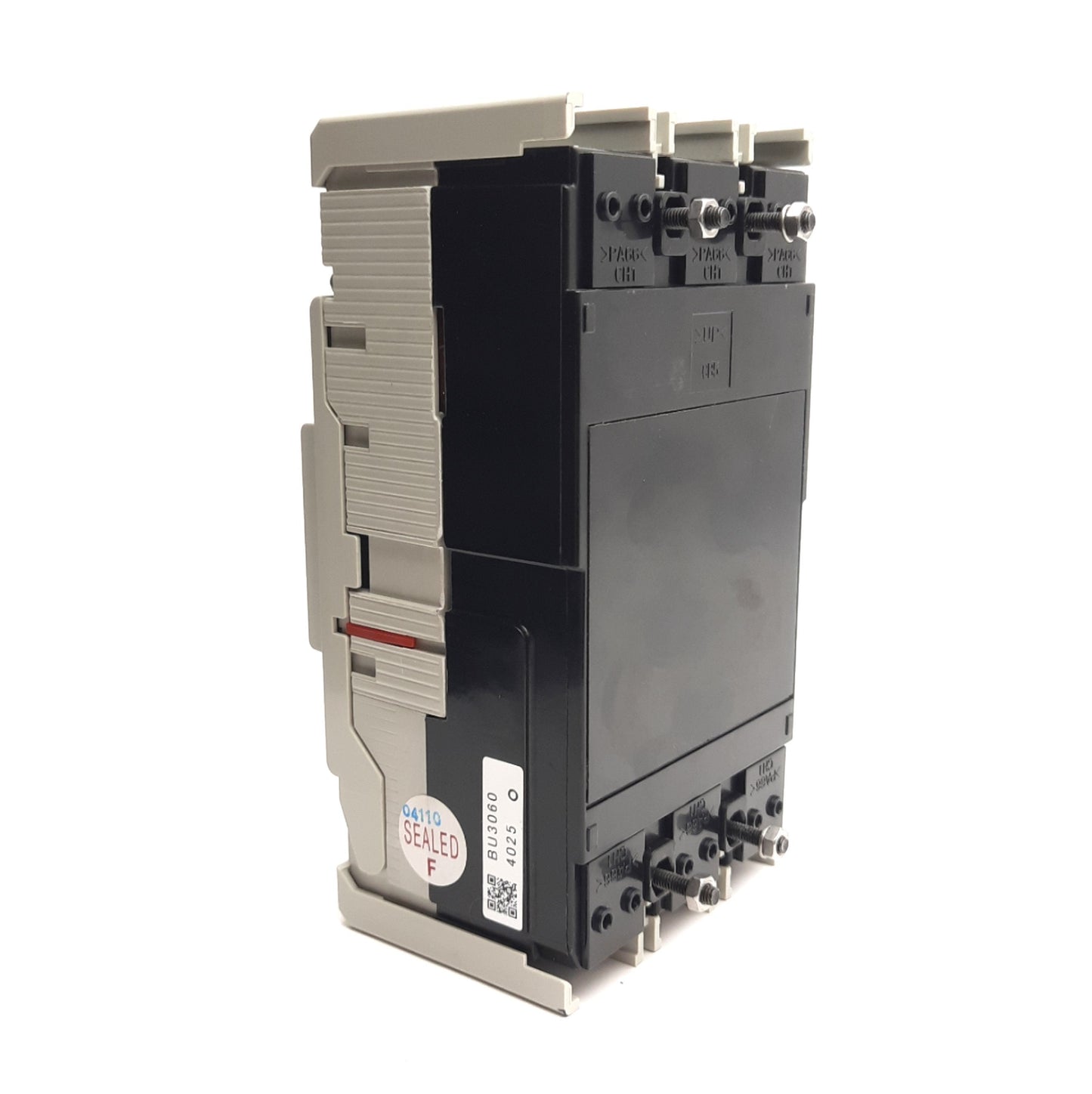 Used Fuji Electric BW125JAGU-3P060 Circuit Breaker, 3-Poles, 60A, 600V/Y AC, 250V DC