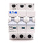 Used Eaton WMZS3D15 Circuit Breaker, 3-Pole, D-Curve, Rating: 15A 277/480VAC