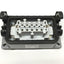 Used Walther PB310/FS110 Panel Mount Connector Housing w/10-Pole Female Socket Insert