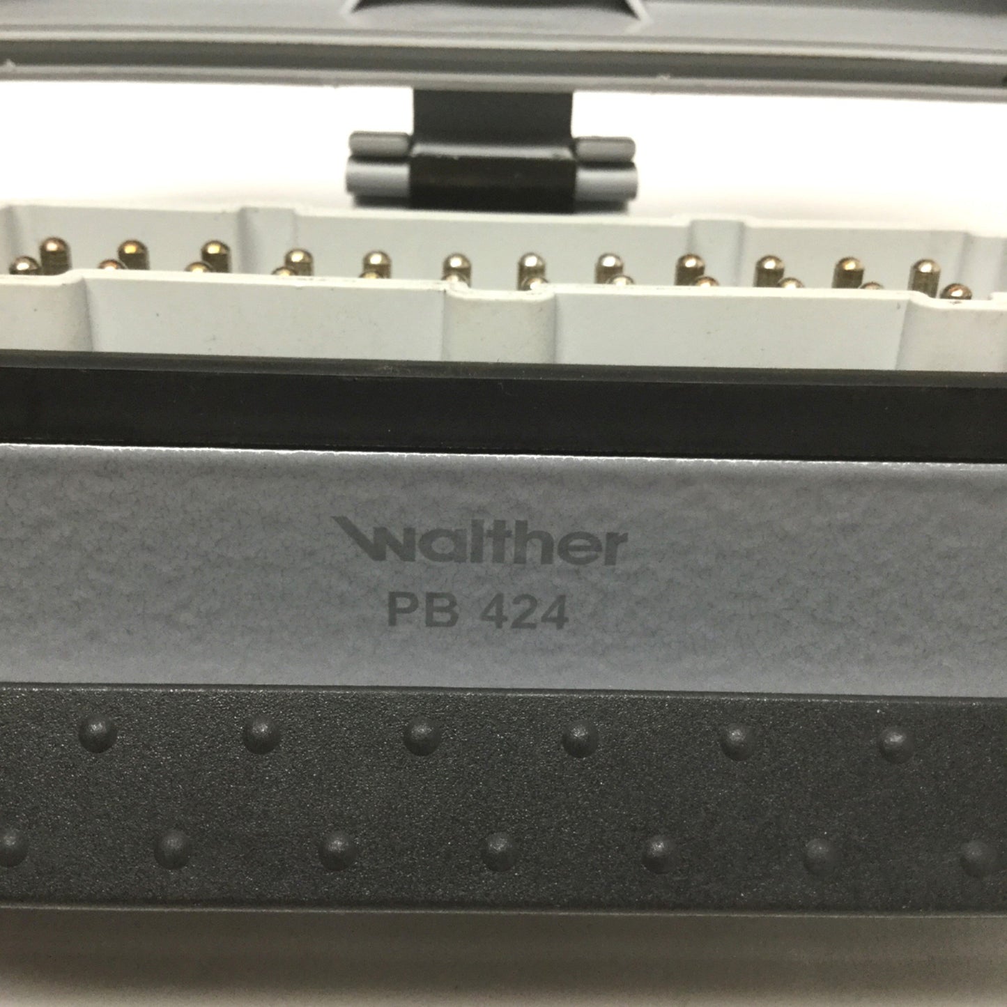 Used Walther PB424/MS224 Panel Mount Connector Housing w/24-Pole Male Plug Insert