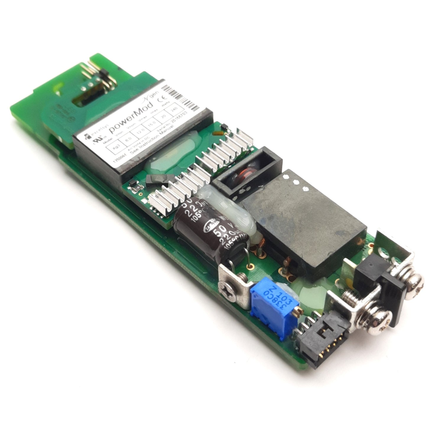 Used Excelsys Xg3 PowerMod Power Supply Module For XLD, 12V DC, 20A 240W Output