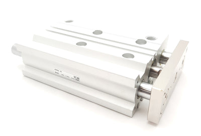 New SMC MGPM20-75Z Compact Guide Cylinder 1.0MPa, 20mm Bore, 75mm Stroke