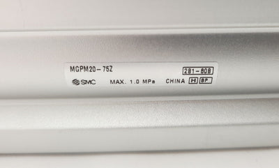 New SMC MGPM20-75Z Compact Guide Cylinder 1.0MPa, 20mm Bore, 75mm Stroke