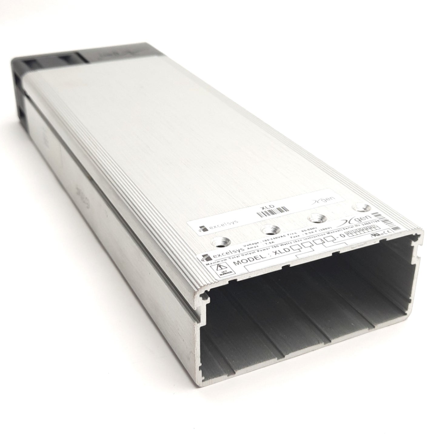 Used Excelsys XLD Xgen Modular Power Supply, 4-Slots, 750W Max, 85-264V AC Supply, 1U