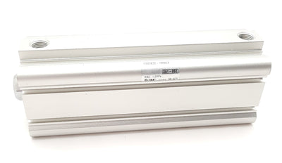 New SMC CDQ2A32-100DCZ Double Action Compact Cylinder 1MPa, 32mm Bore, 100mm Stroke