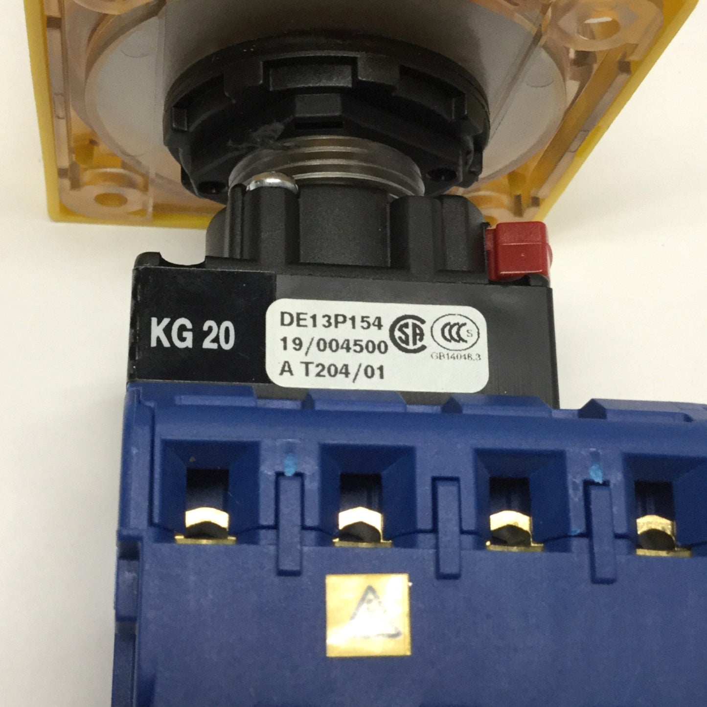 Used Kraus & Naimer KG20A T204/01 Disconnect Switch ON-OFF 600VAC 25A 3-Pole+N