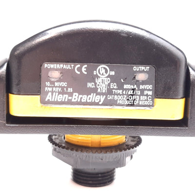 Used Allen Bradley 800Z-GP3Q4B Zero-Force Touch Button Switch, 10-30VDC, 24VDC, 4-Pin