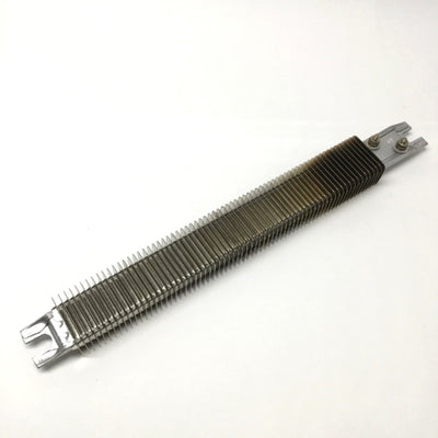 Used Watlow SGA1J17RW10 Finned Strip Air Heater Element, 17-7/8" Long, 1000W, 240VAC