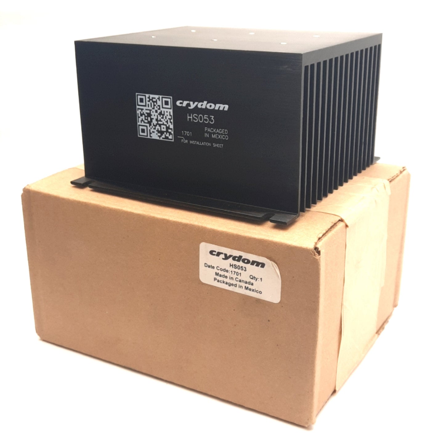 New Crydom HS053 Heatsink, 0.5ºC/W Thermal Resistance, 6" x 5" Cooling Surface