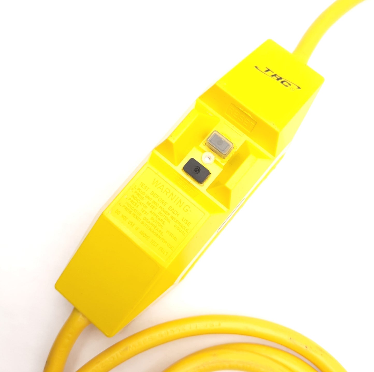 Used TRC 26020-016 GFCI Manual Reset Inline Cord, 6Ft, NEMA 5-15P Male-Female