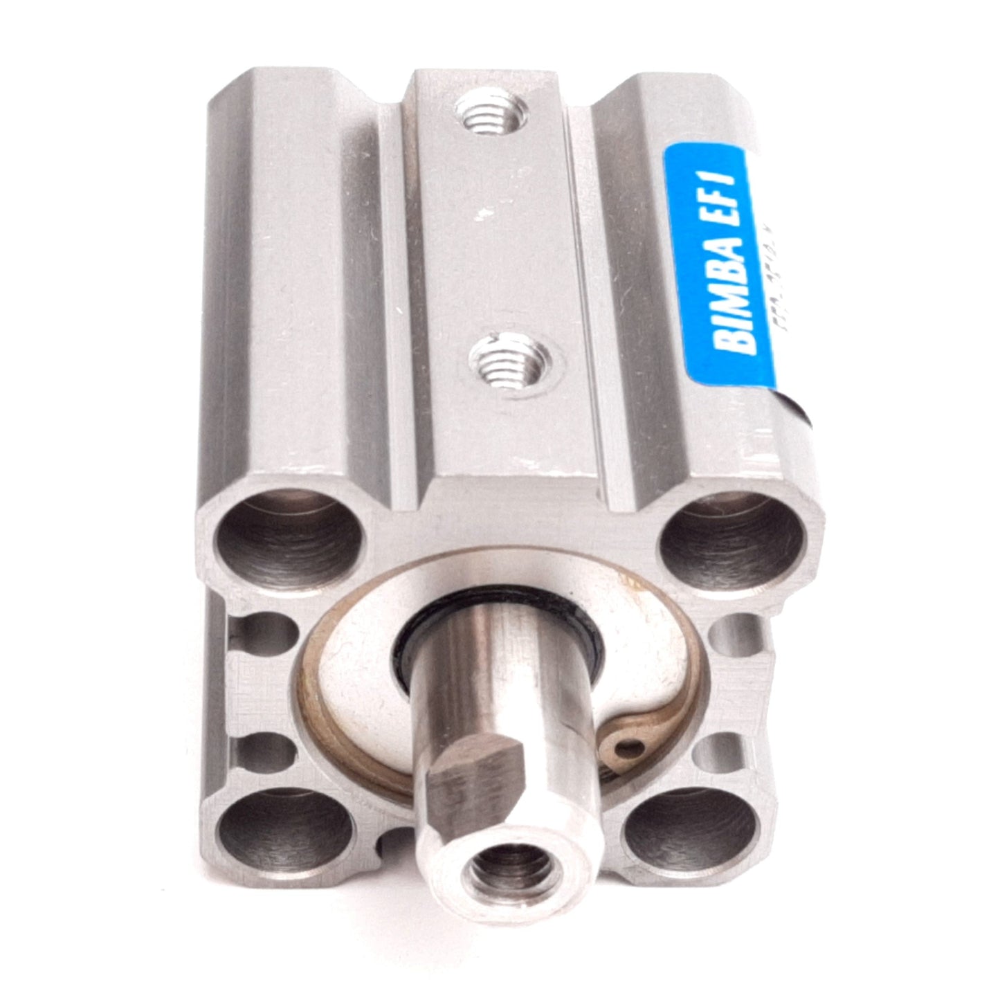 Used Bimba EFR-2510-M Pneumatic Cylinder, Spring Extend, Bore: 25mm, Stroke: 10mm