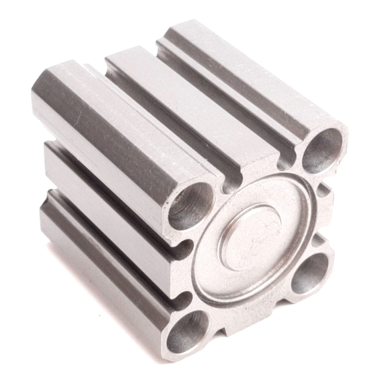 Used Bimba EFR-2510-M Pneumatic Cylinder, Spring Extend, Bore: 25mm, Stroke: 10mm