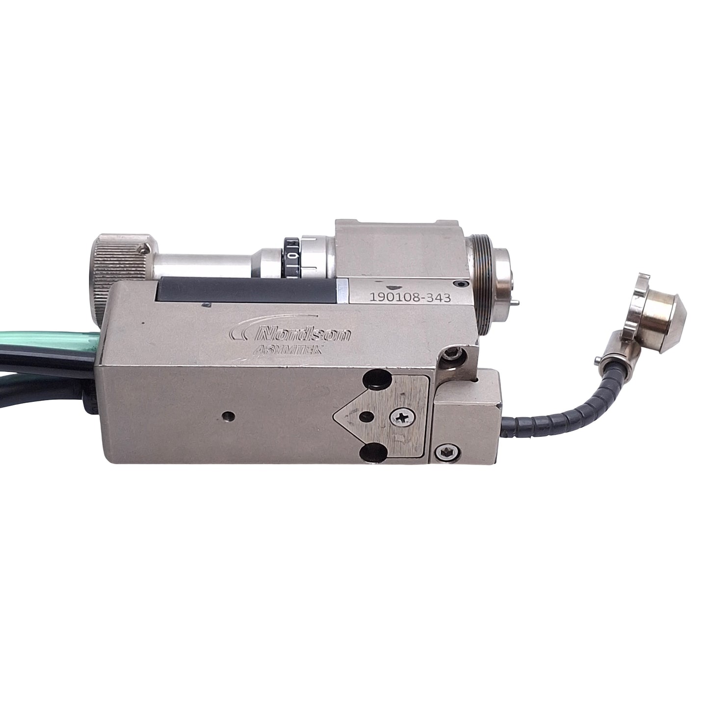 Used Nordson ASYMTEK DJ-9500 Dispenser Jet 400mg/sec 200µm Dot 200per/sec 85PSI 24V