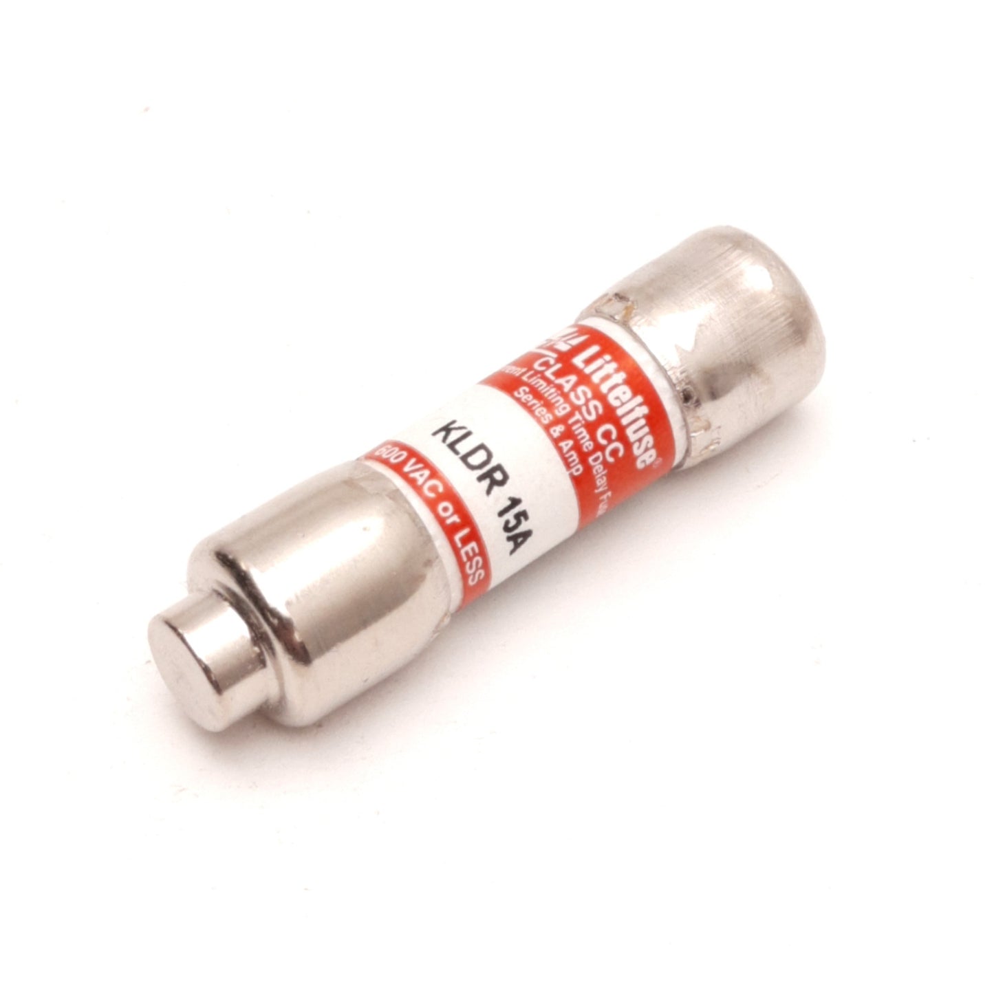 New – Open box Lot of 5 Littelfuse KLDR 15A Class CC Time Delay Fuse, 600 V AC, 200kA Capacity