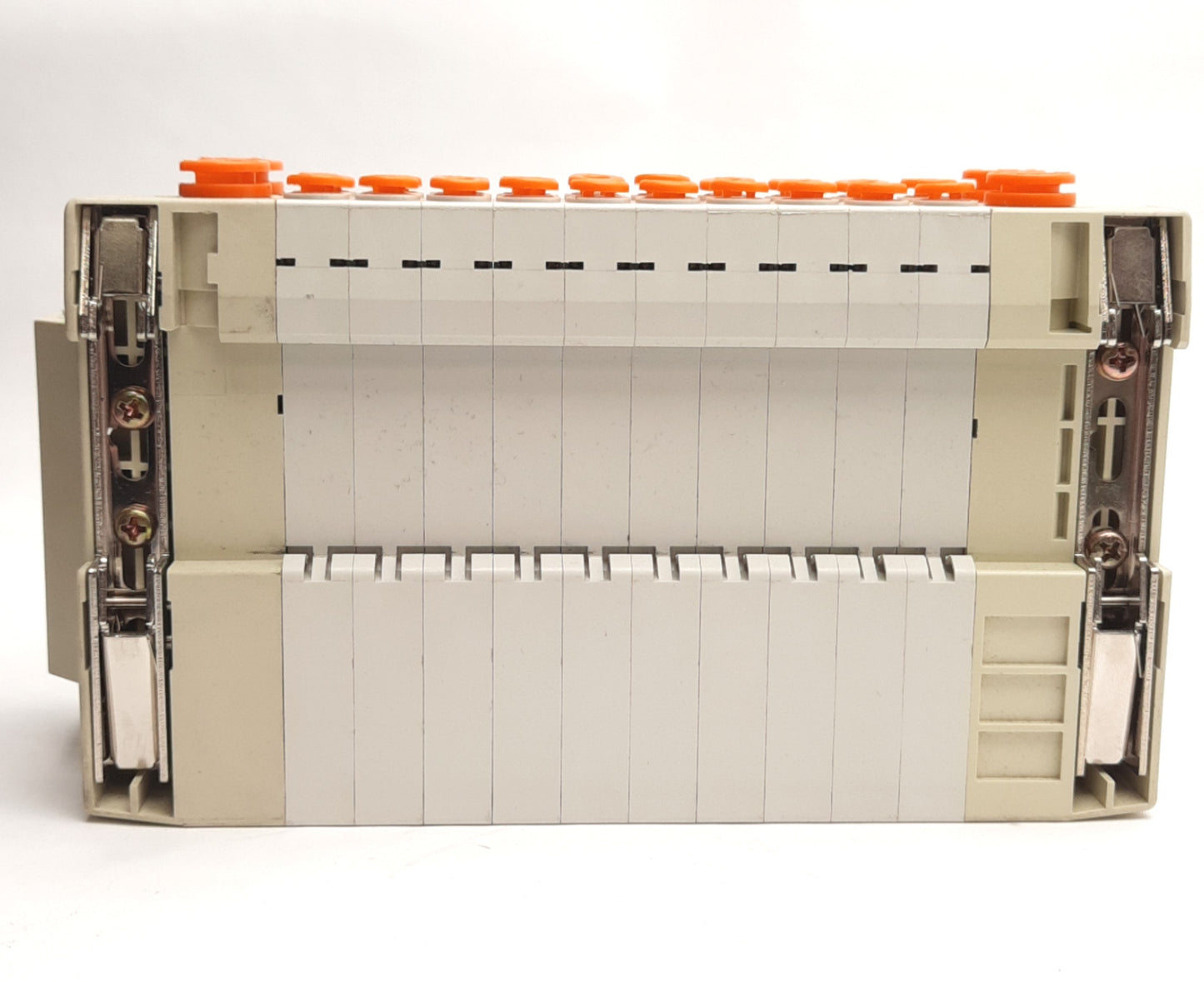 Used SMC SS5V1-16FD1-10-C4-D0 Cassette Base Manifold, 10 Stations, D-Sub Connector