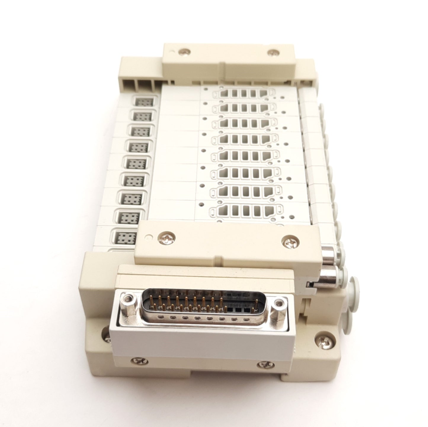 Used SMC SS5V1-16FD1-10R-N3M-D0 Cassette Base Manifold, External Pilot, 10 Stations